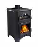 Salamandra e forno a lenha BRONPI Monza 14kw com oferta da chaminé