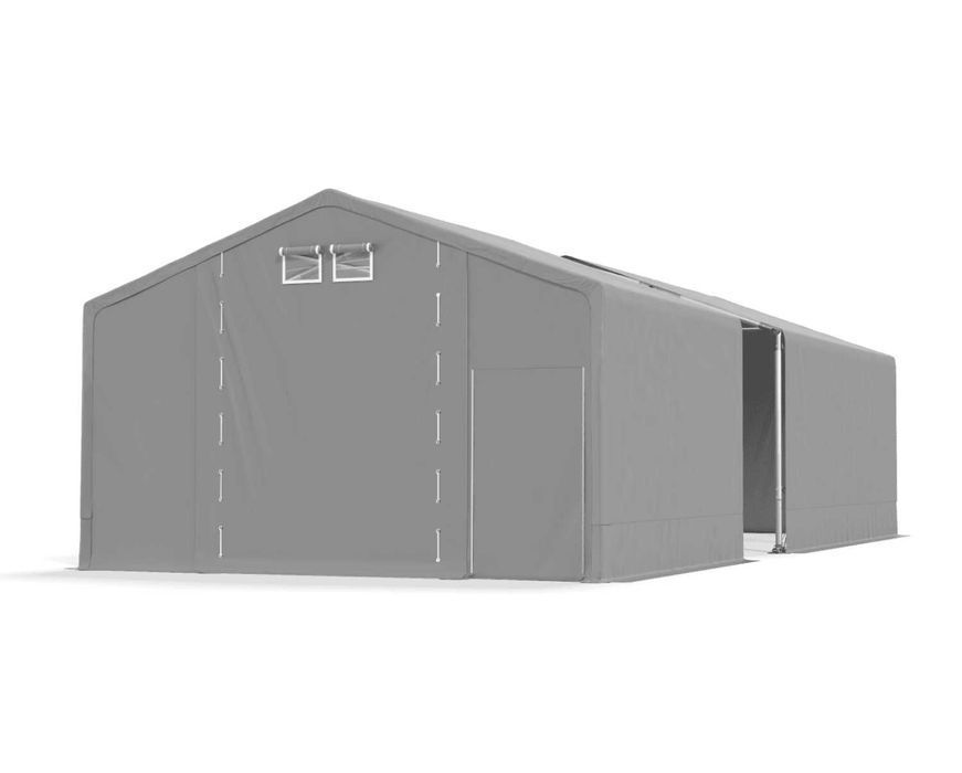 Hala Namiotowa CAŁOROCZNA 8x16x2m Namiot Magazynowy WINTER+ 600g DAS