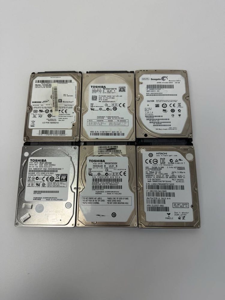 HDD 2.5 320Gb/500Gb/640Gb/750Gb/1000Gb/1Tb жорсткий диск