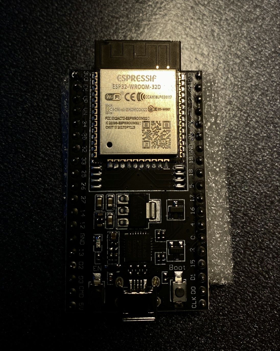 Плата разработчика ESP32-WROOM-32D CH9102X Devkit V4 Wi-Fi+BT+BLE