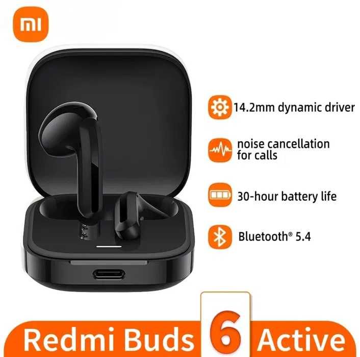 Нові Оригінальні Навушники Redmi Buds 6 Active
