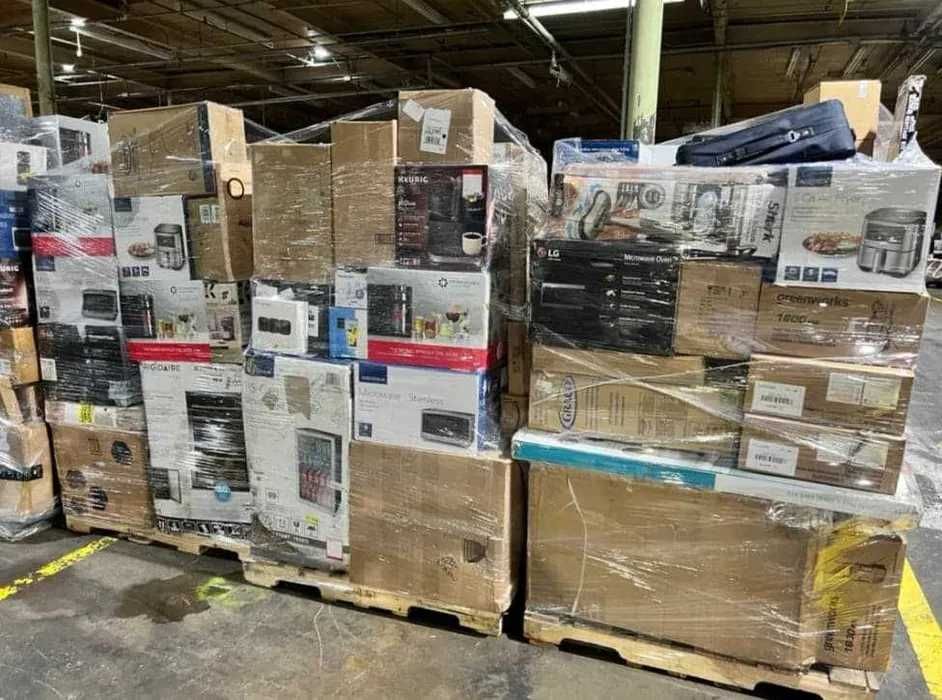 Palety Mix Amazon Elektronika Dom zwroty nadwyżki magazynowe z NIEMIEC