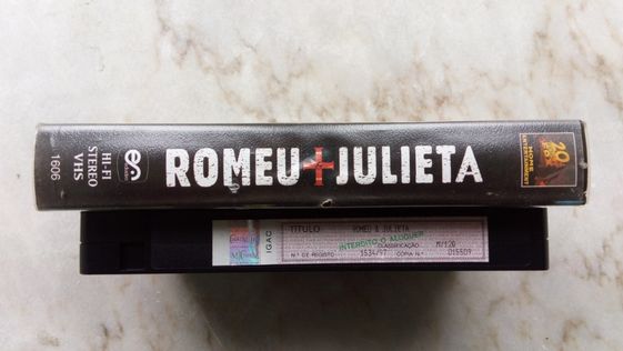 Filme em VHS - Romeu e Julieta