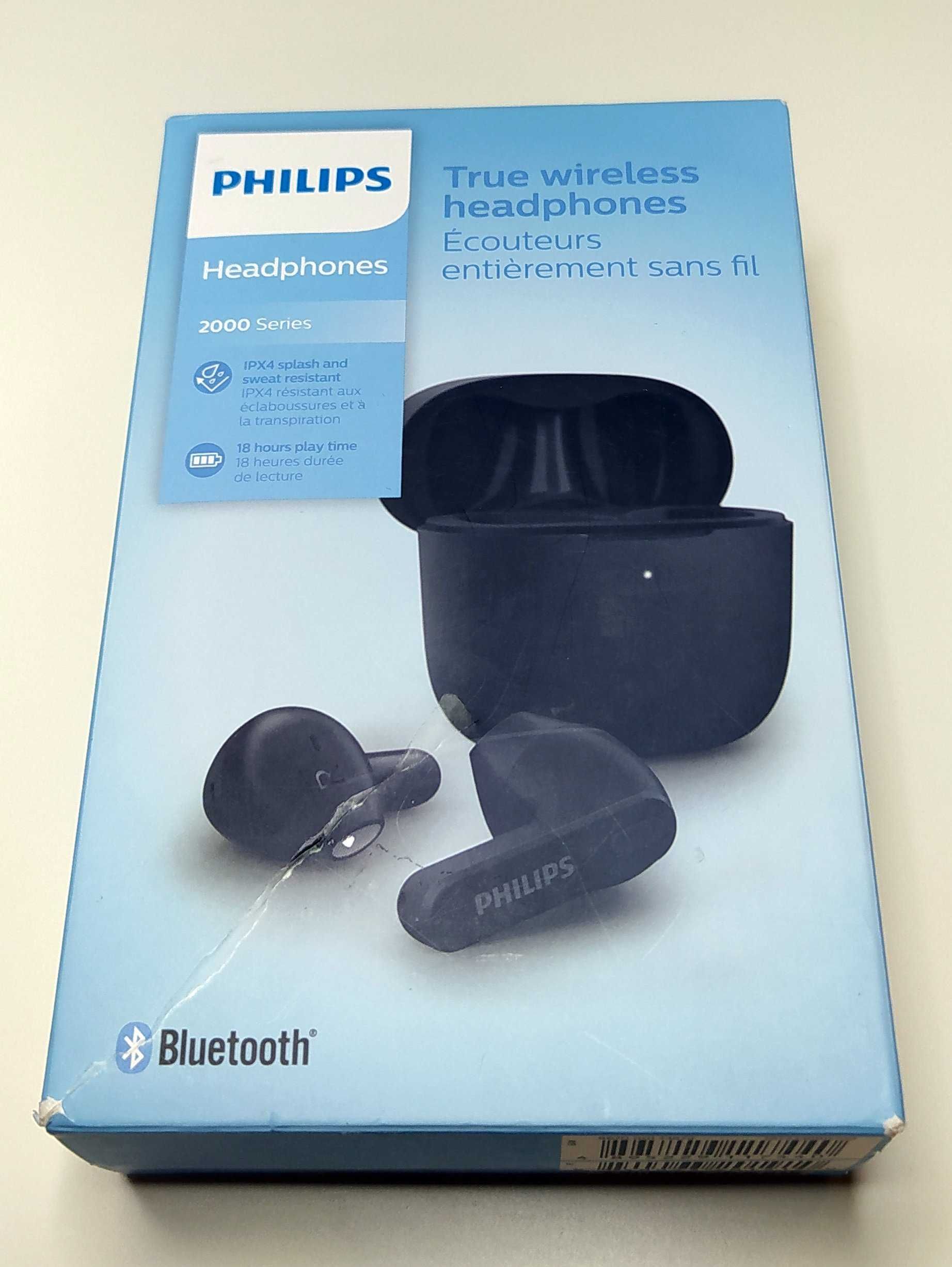 Słuchawki bezprzewodowe Philips TAT2236BK/00 IPX4 BT 5.0