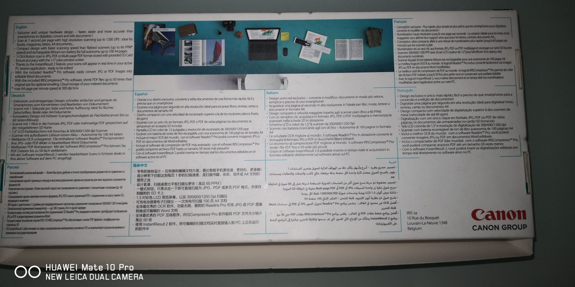 Scanner portátil canon