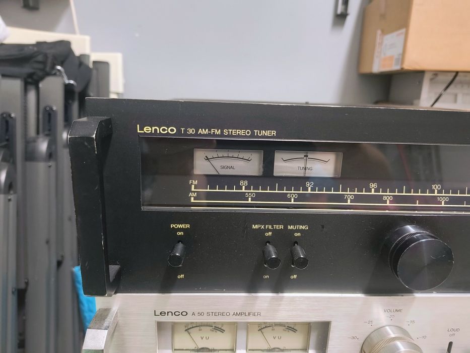 Wzmacniacz i radio Lenco