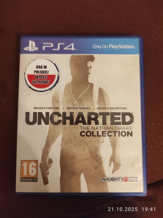 Uncharted 1,2,3 ps4