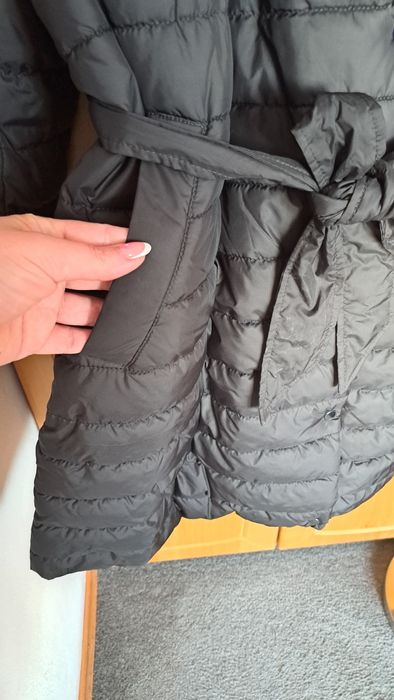 Nowy czarny jesienny  płaszcz  Reserved r.XXL