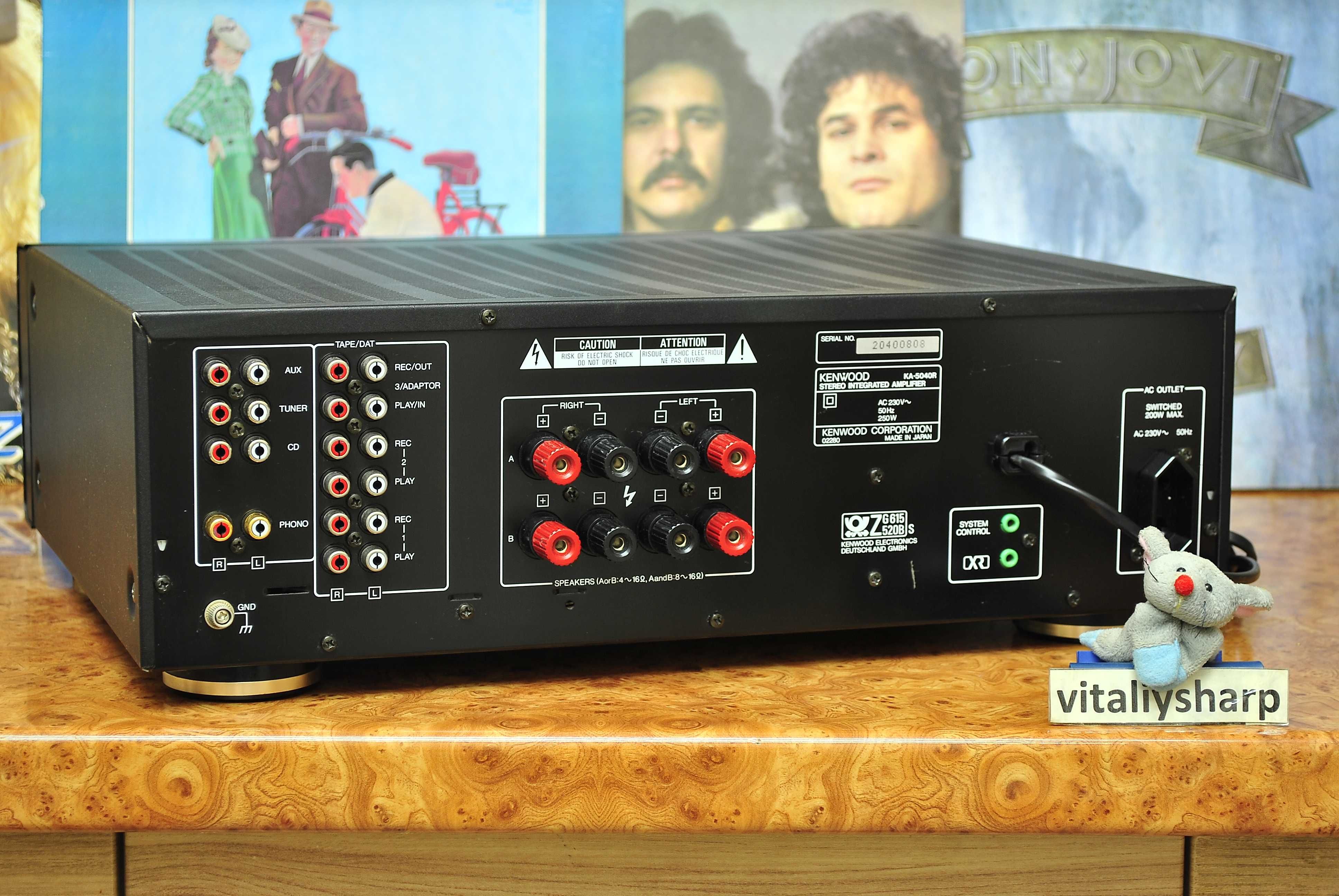 Усилитель KENWOOD KA-5040R (808) 95вт 12кг суперзвук