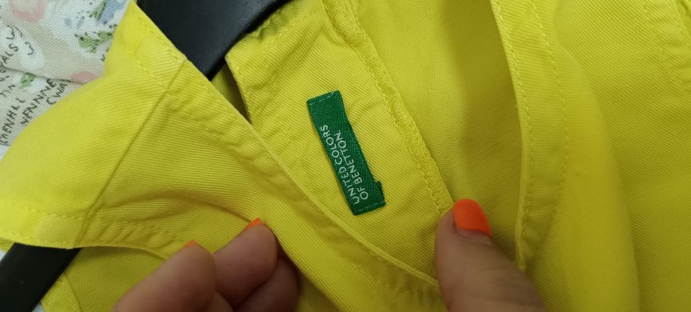 Vestido criança verde Lima marca Benetton