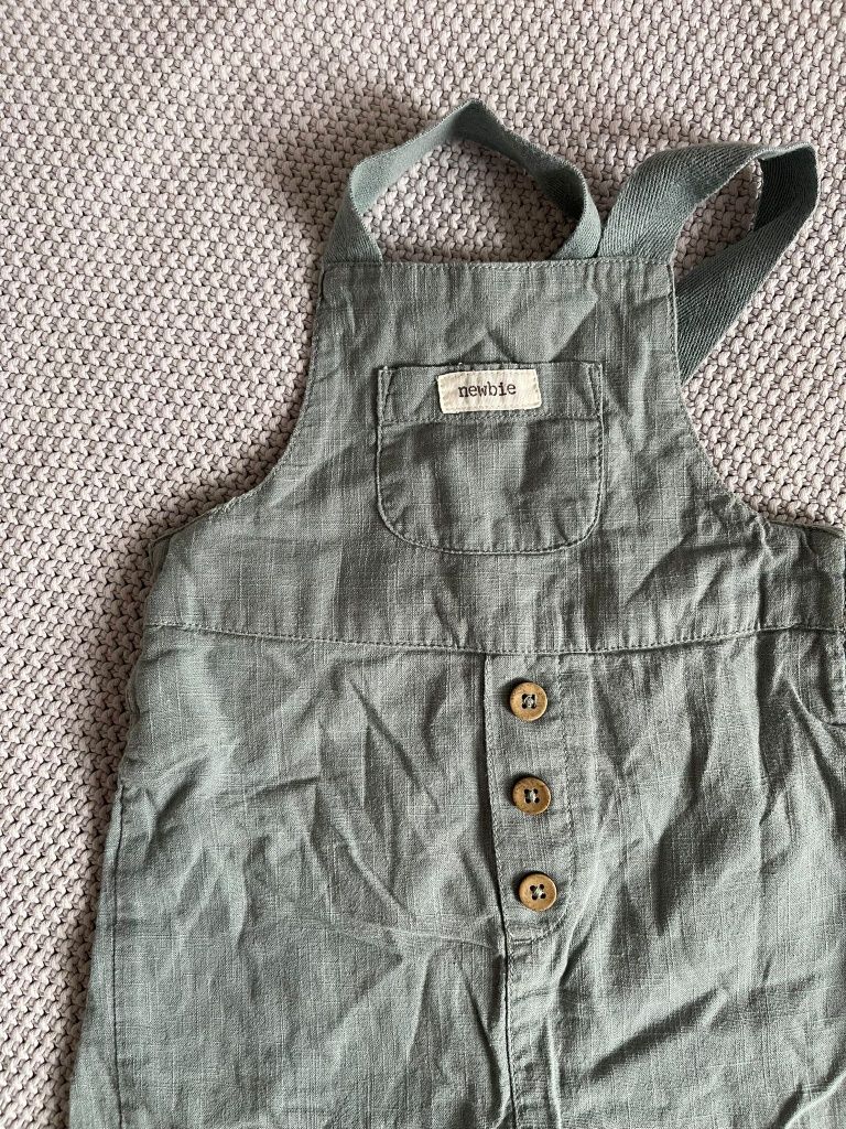 Niebieskie ogrodniczki newbie rozm. 68