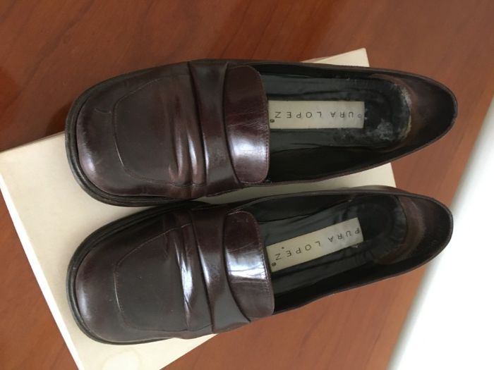 Pura Lopez - Loafers em Pele 36