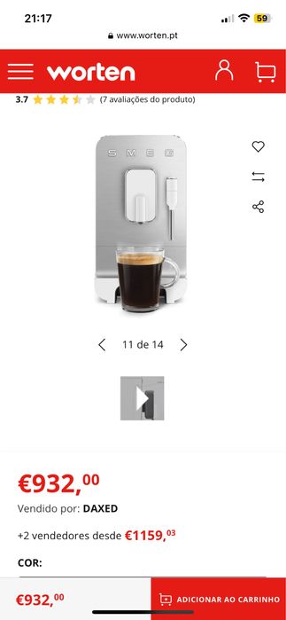 Maquina de cafe smeg