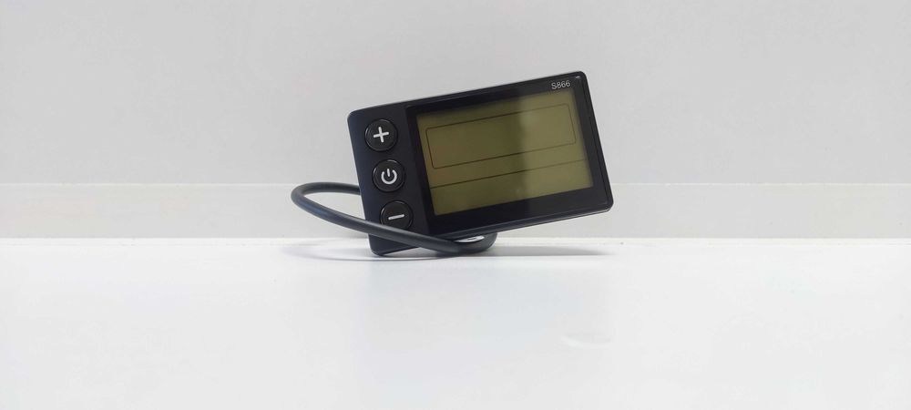 Fyearfly S866 LCD do e-bike 24V 36V 48V IP65 na kierownicę 22,2 mm