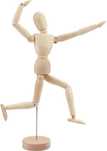 Nowy drewniany manekin / model / figurka / lalka / KURTZY / !2665!