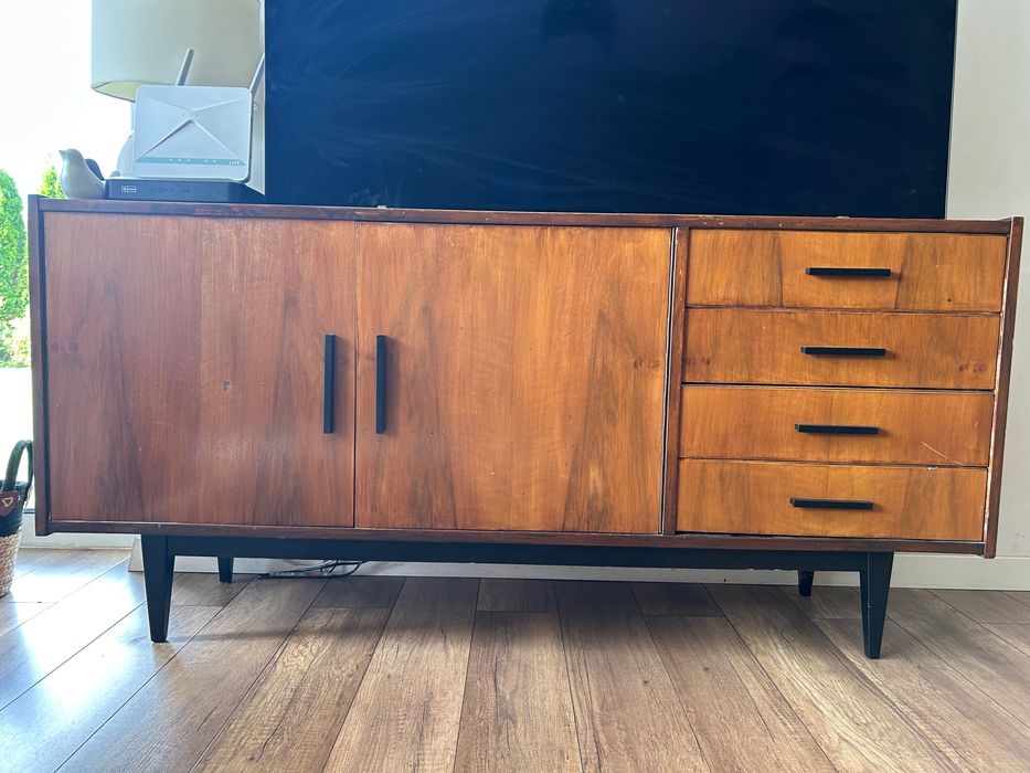 Komoda szafka RTV PRL lata 80