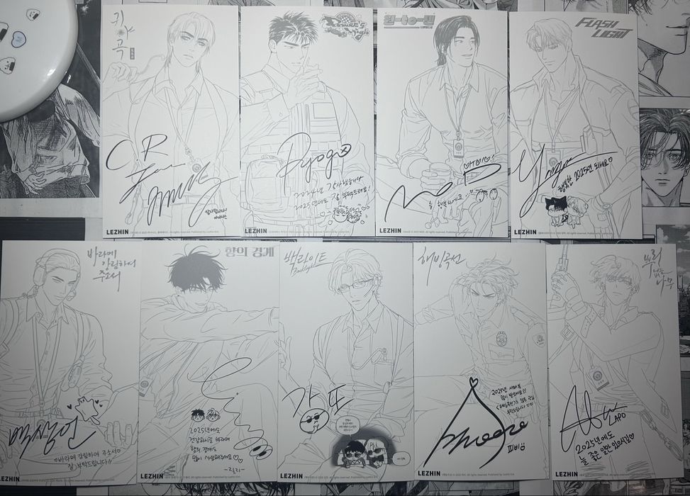 Календар lezhin 2025 mr.blue  яой манхва манга аніме jinx kpop