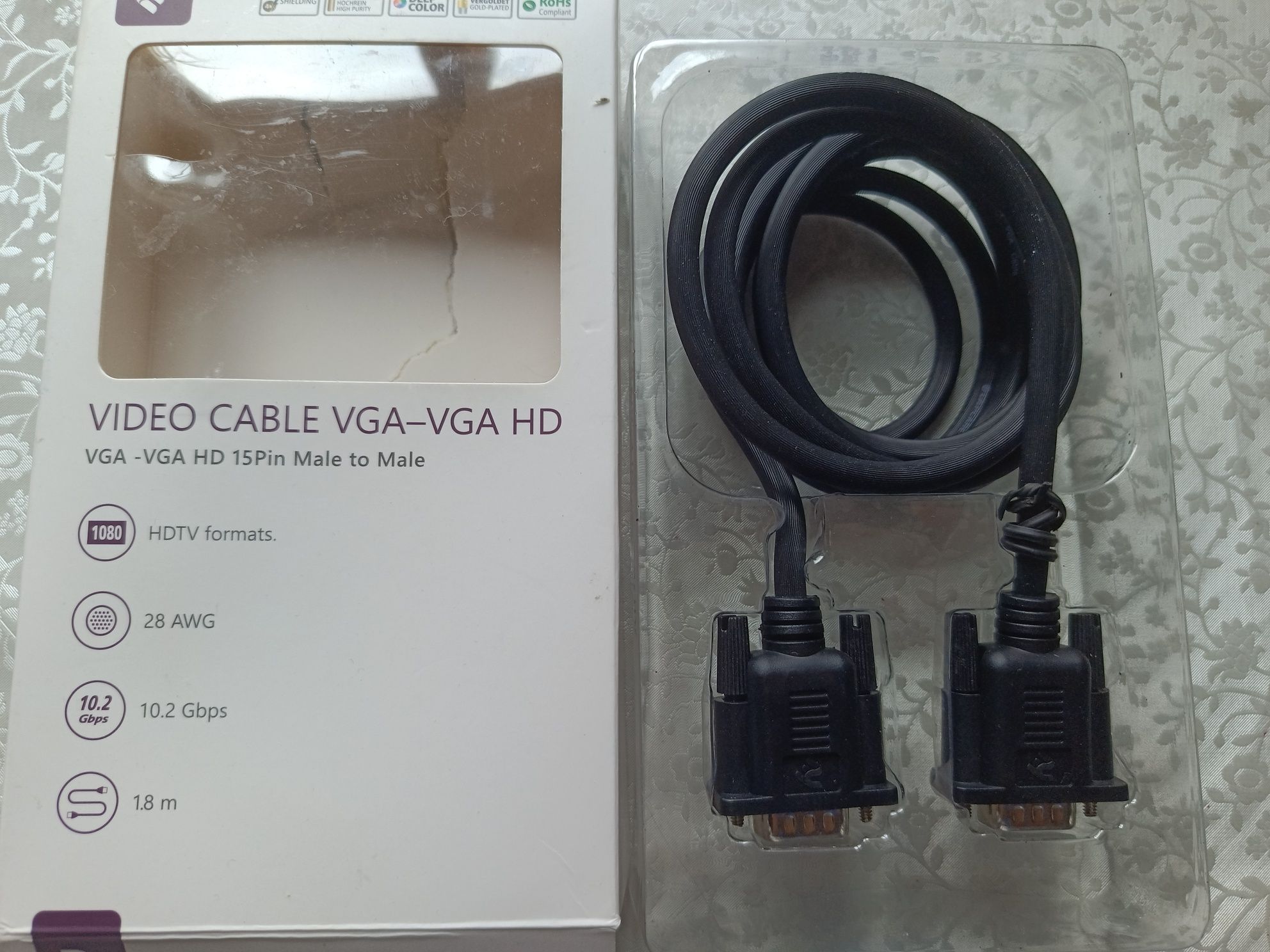 Видео кабель VGA