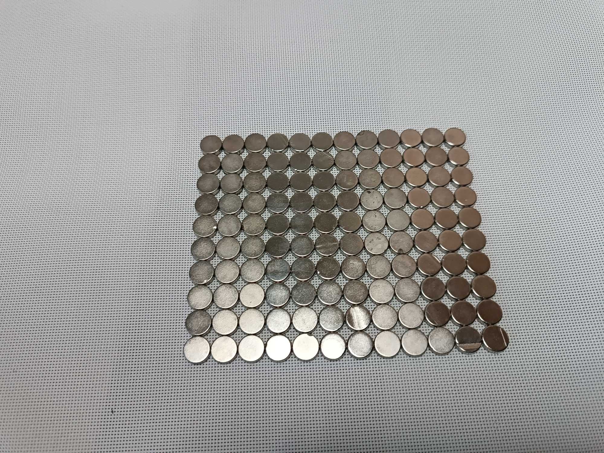 Magnes neodymowy okrągły ok 12 x 3 mm 120szt