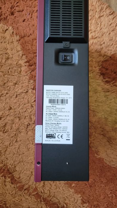 Inverter Anern Eco 2000w 12v 2кВ інвертор инвертор