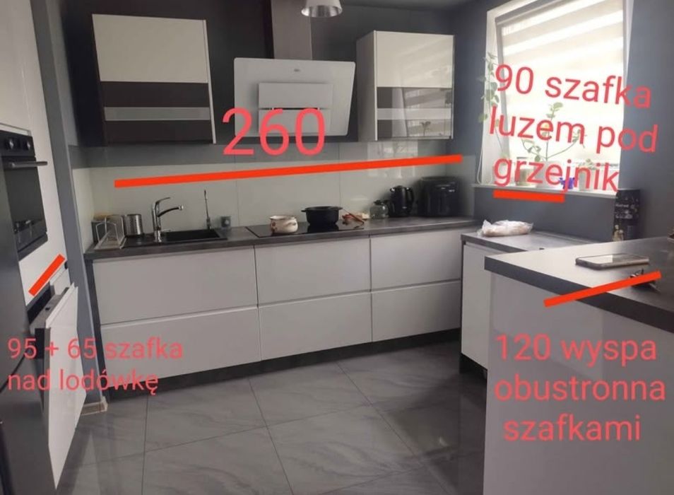 Ładna kuchnia lakierowana. Możliwość transportu