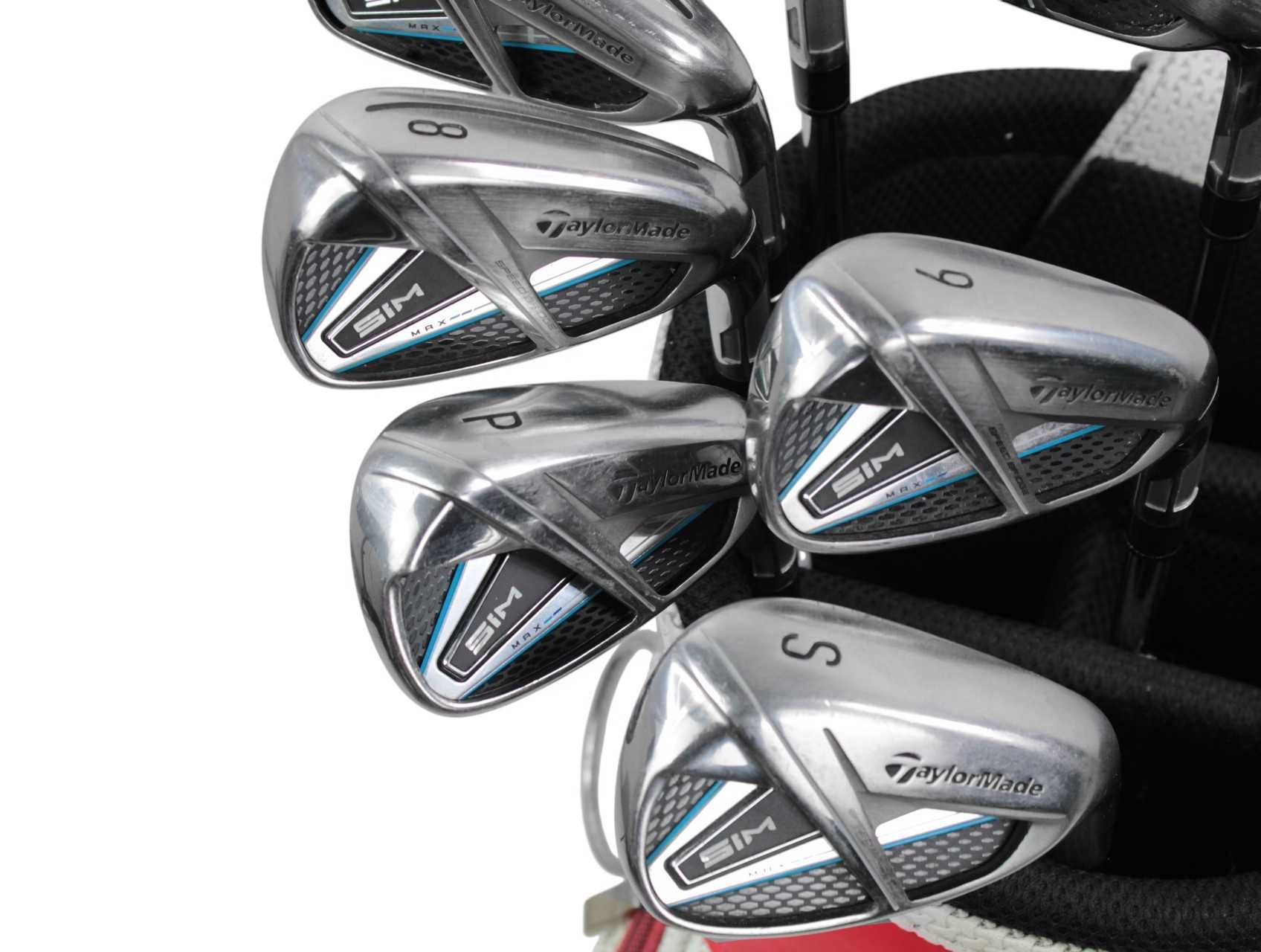 Zestaw 5-SW Taylormade SIM Max R-flex kije do golfa golfowe irony KBS