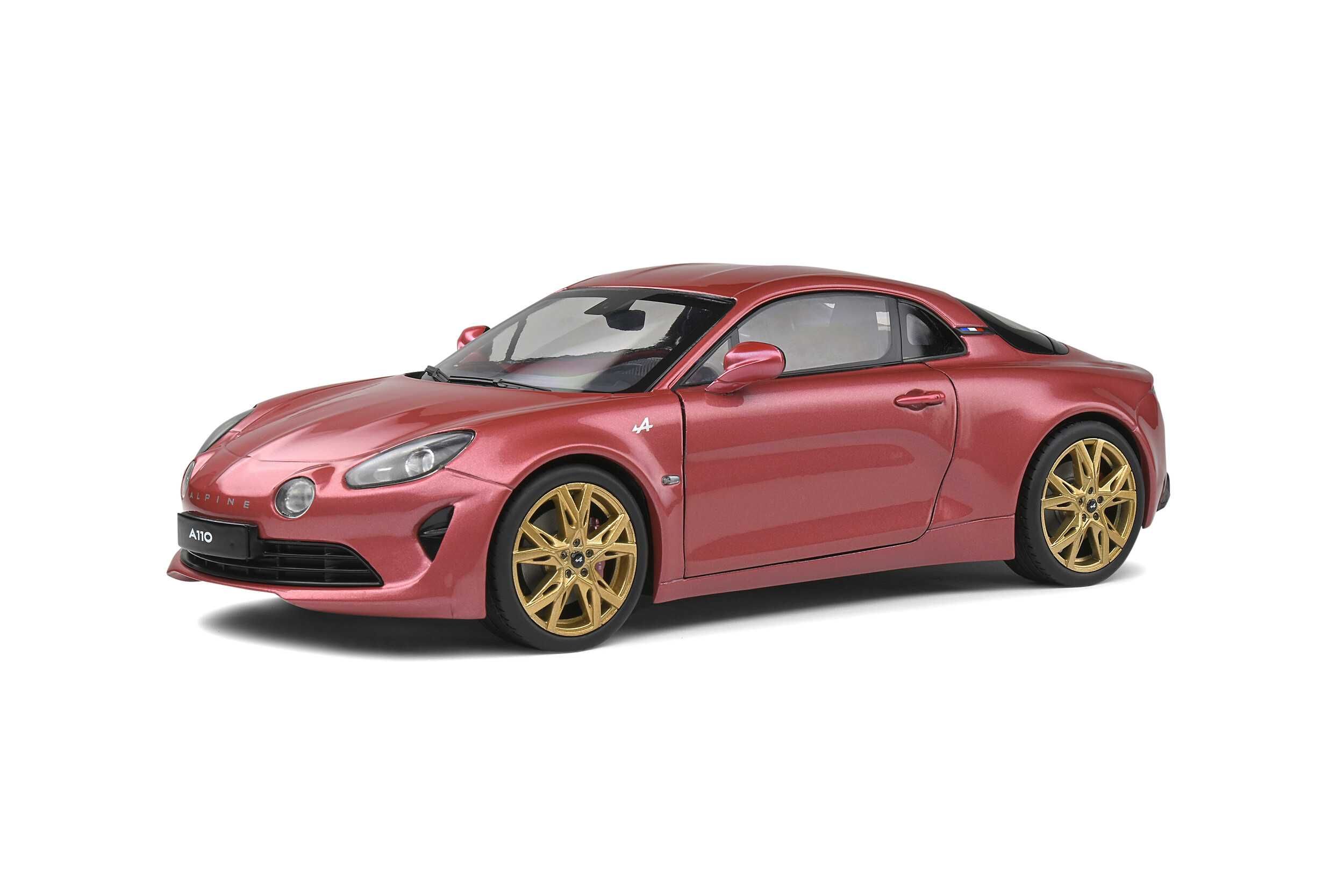 Alpine A110S Pure Color Edition 2021 Rose Bruyere - skala 1:18 Solido