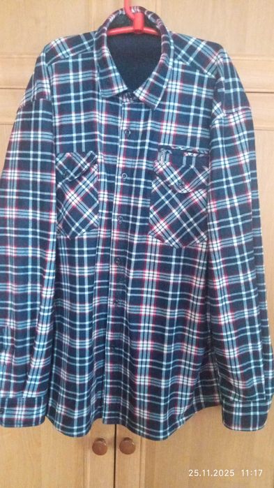 Сорочка чоловіча на флісі