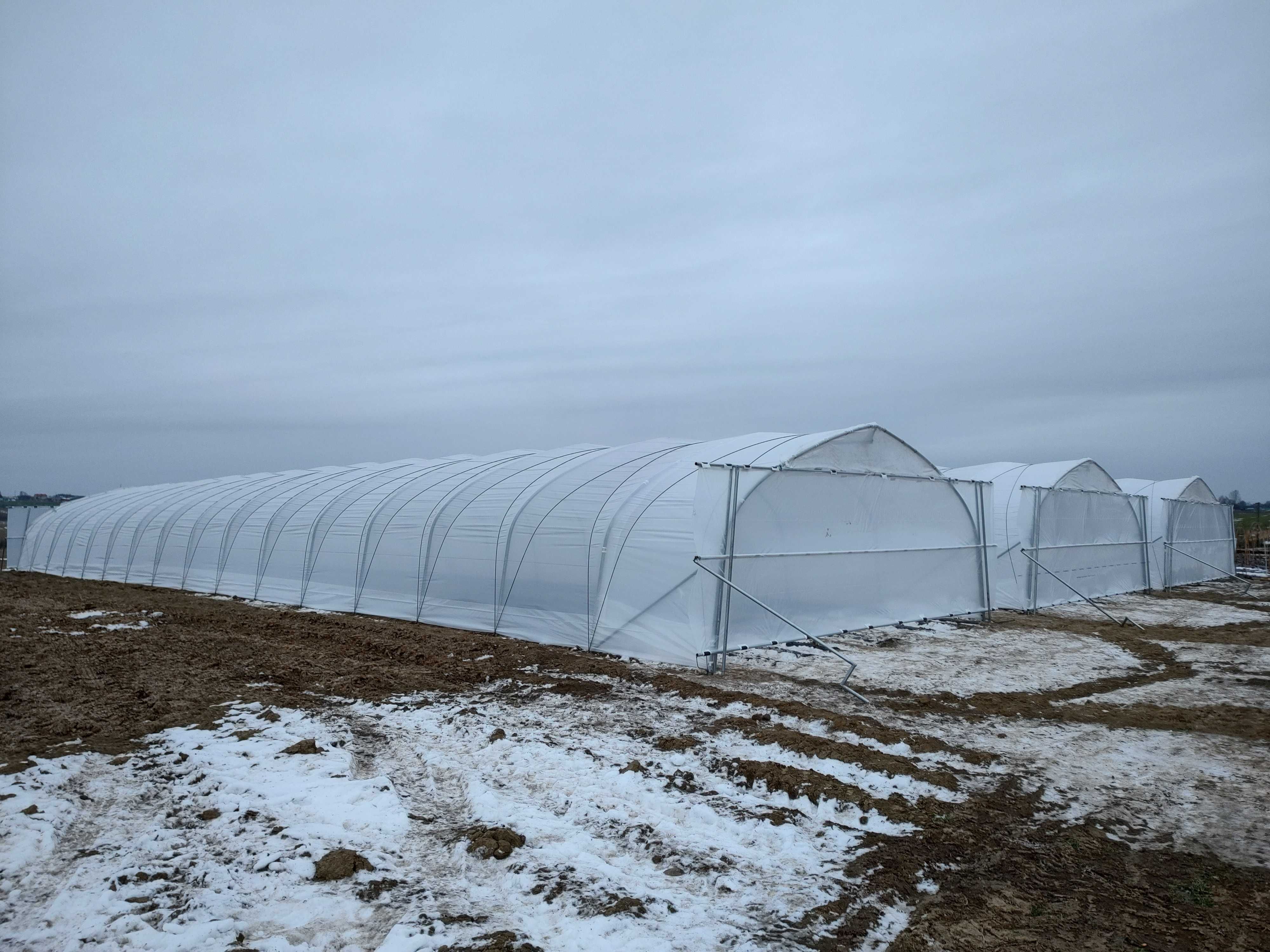 Konstrukcja tunelu foliowego 7-7,5m x 30m gotyk