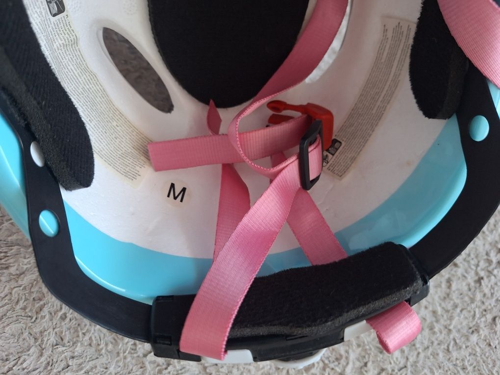 Kask dziewczecy  3-5 lata wiatrak do rowera Decathlon