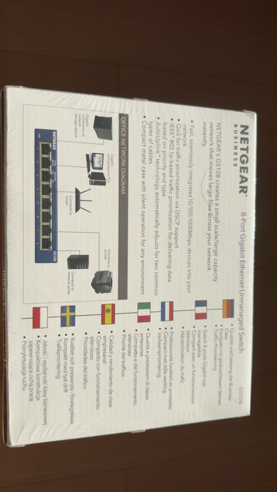 Switch 8-port Gigabit Netgear Business GS108