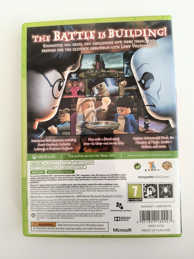Gra LEGO Harry Potter 5-7 years Xbox 360