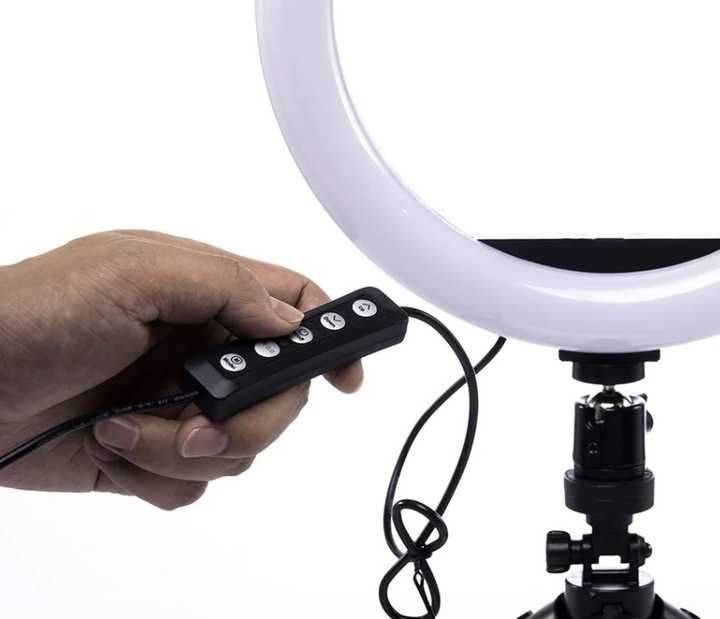 Lampa Do Selfie ze Statywem RGB LED USB MJ26 26cm