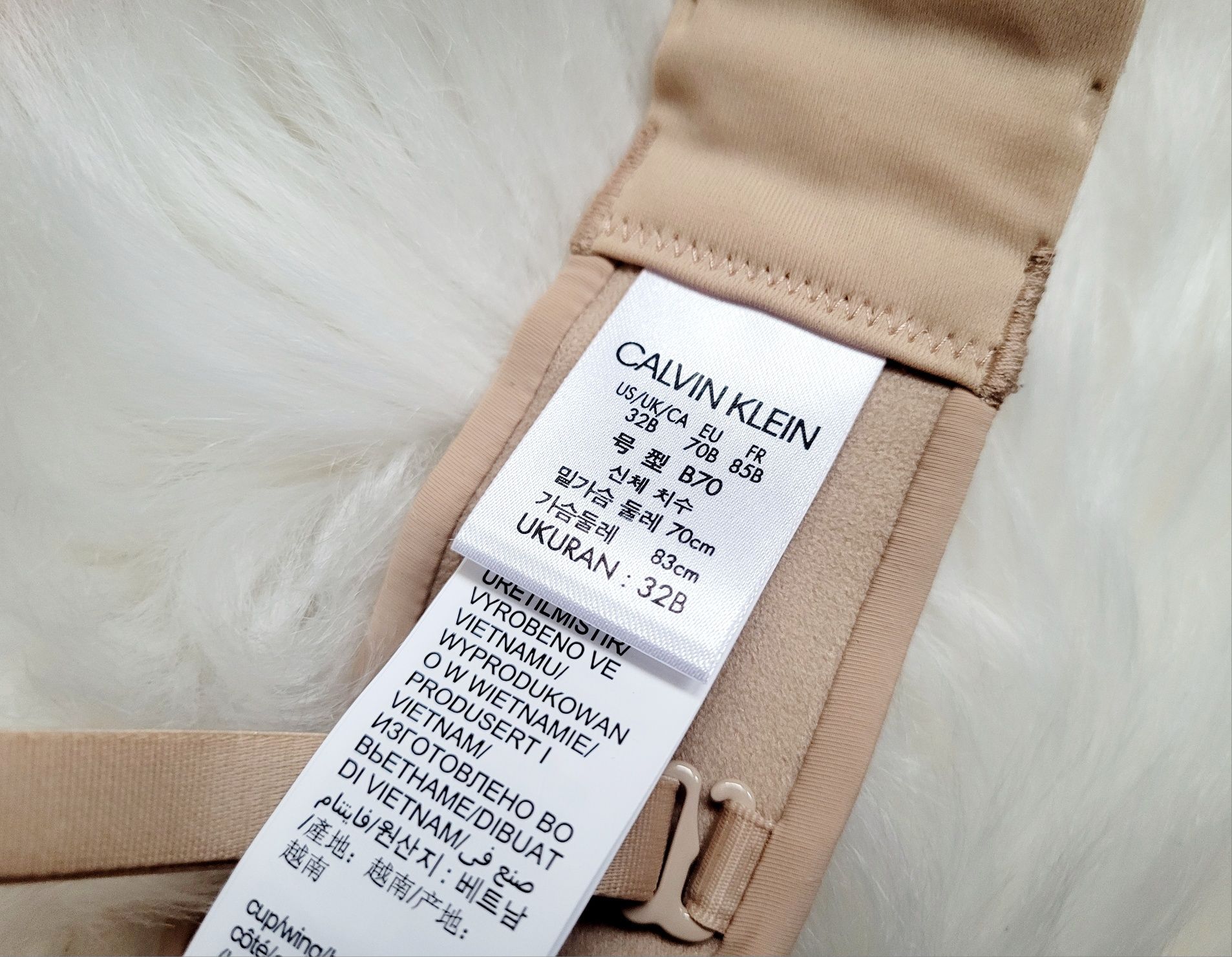 Biustonosz  bardotka Calvin Klein,  rozm.70B