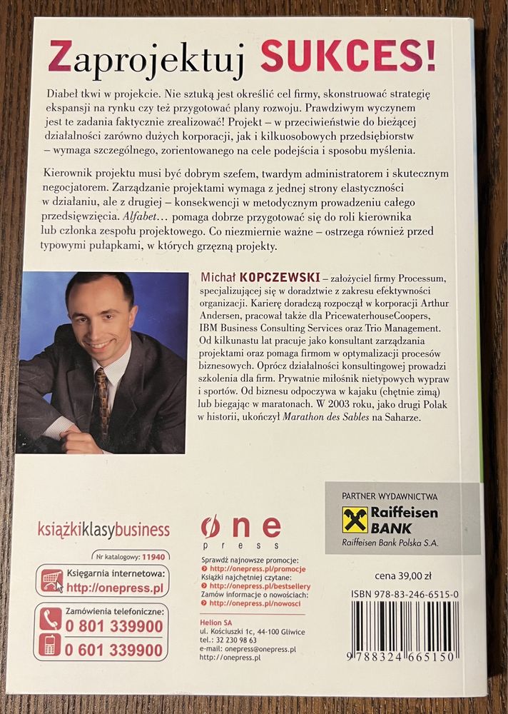 Alfabet zarządzania projektami - Michał Kopczewski
