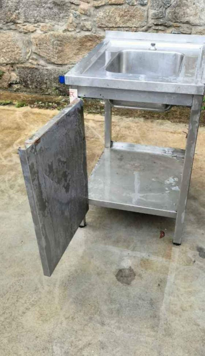 Banca loiça inox