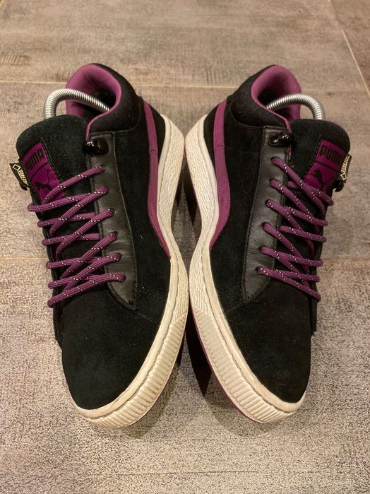 Puma 40 r 26 cm Stepper Gore-Tex sportowe buty adidasy zamszowe czarne