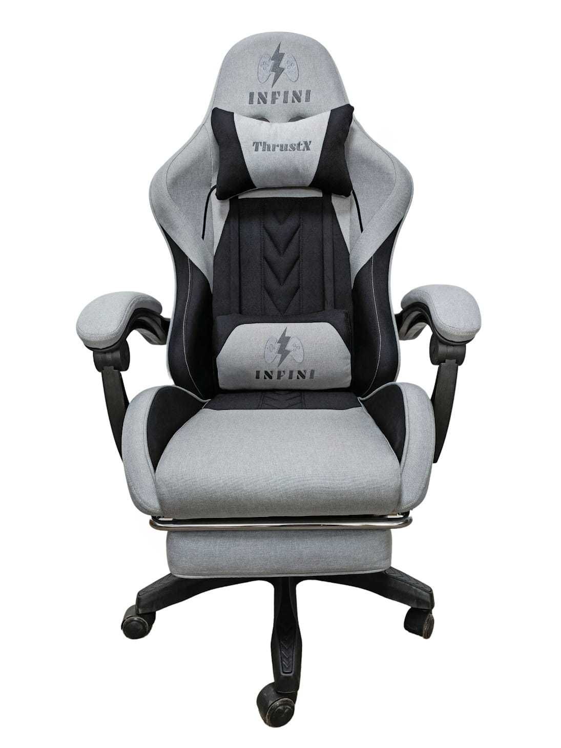 Fotel Gamingowy Infini ThrustX Light Gray