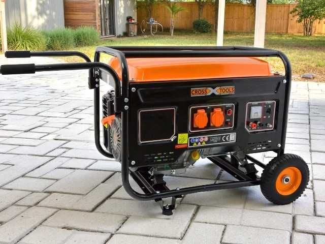 Генератор бензиновий Cross Tools 4,5кВт генератор бензиновый для дома