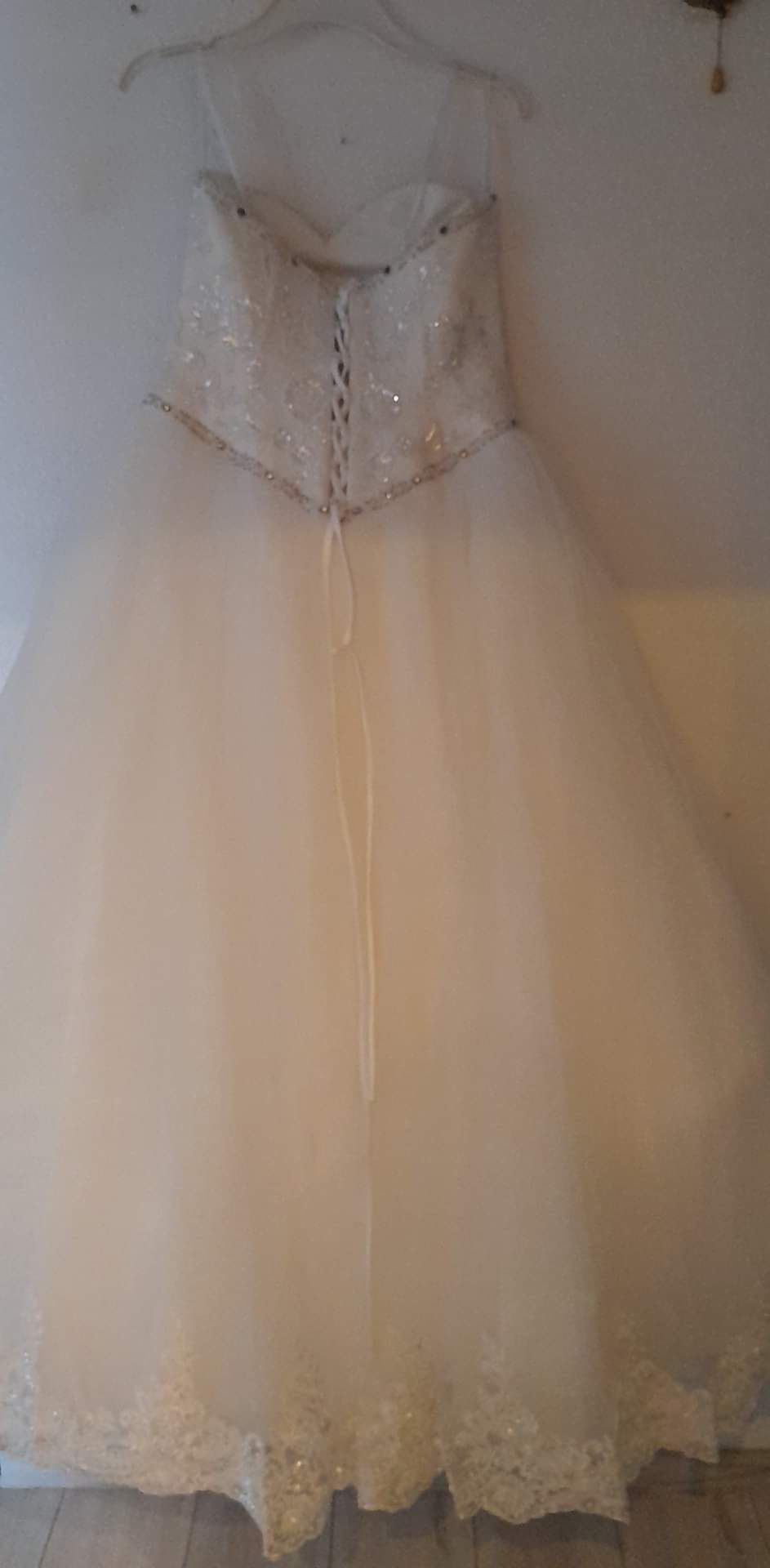 Suknia ślubna księżniczka rozmiar 38 biała princesska