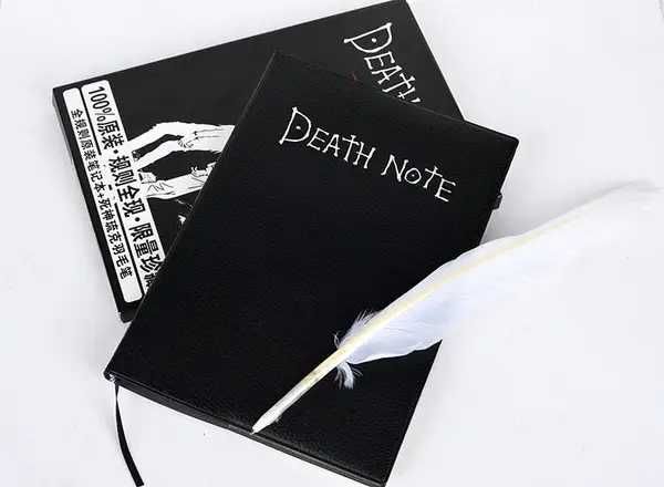Тетрадь Смерти  death note анімне манга з пером косплей