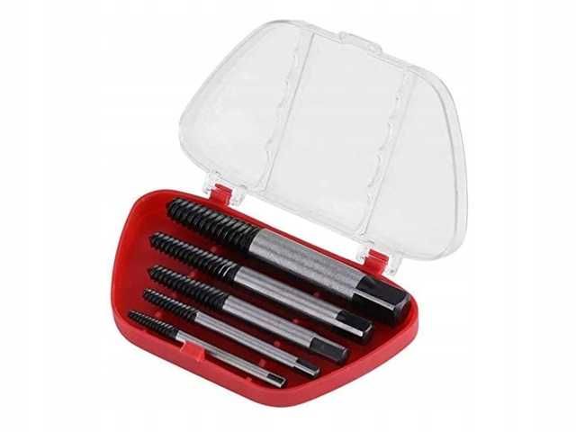 Wykrętaki wykrętak do zerwanych urwanych śrub 5szt zestaw wykrętaków