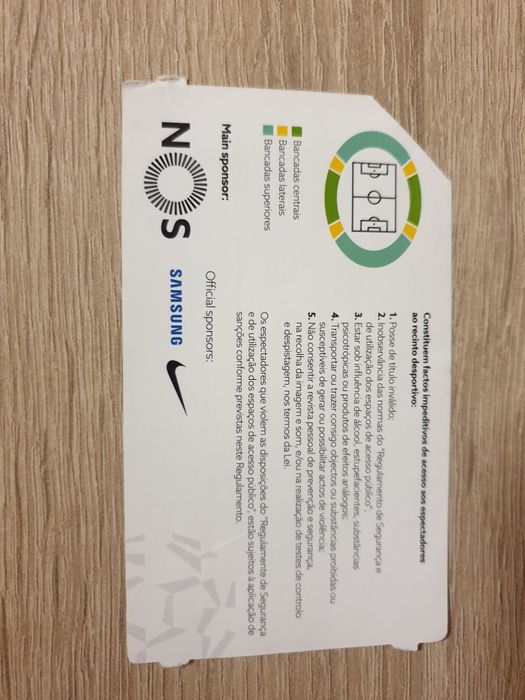 Bilhete Feirense - Tondela Liga NOS