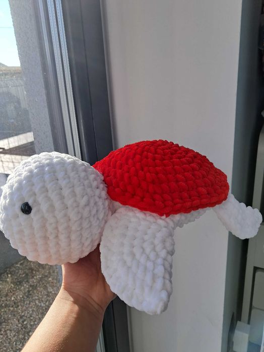 Pluszak na szydełku handmade żółw