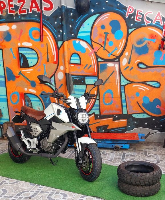Moto 125cc Fk Motors scrambler // 550 km como nova