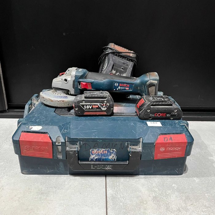 Szlifierka Kątowa Bosch GWS 18V-10 | Używana | Sprawna | Zestaw |
