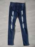 32 jeansy jeans dżinsy damskie skinny dziury
przetarcia