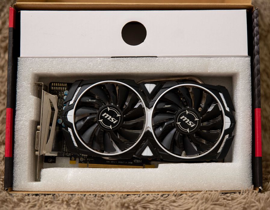 Відеокарта MSI Radeon RX 570 Armor 4GB OC (GDDR5) | Повний комплект