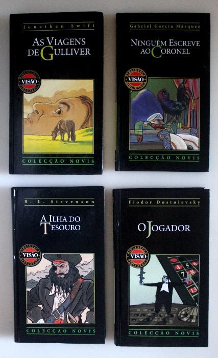 4x Livros - Literatura Contemporânea (Colecção da Revista Visão)