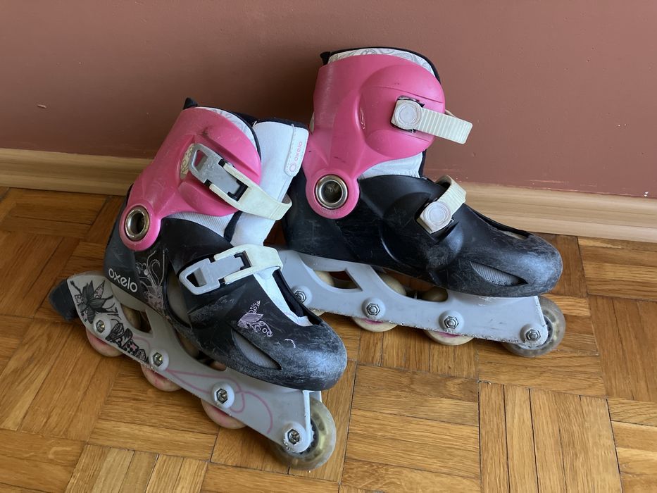 Łyżworolki Rolki oxelo Decathlon 34 35 36 regulowane używane